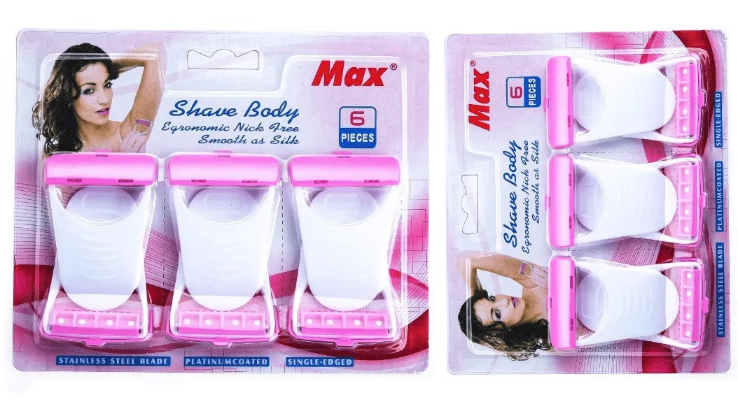12 pcs. Women's Disposable Razor for Body and Bikini Shaving Blades