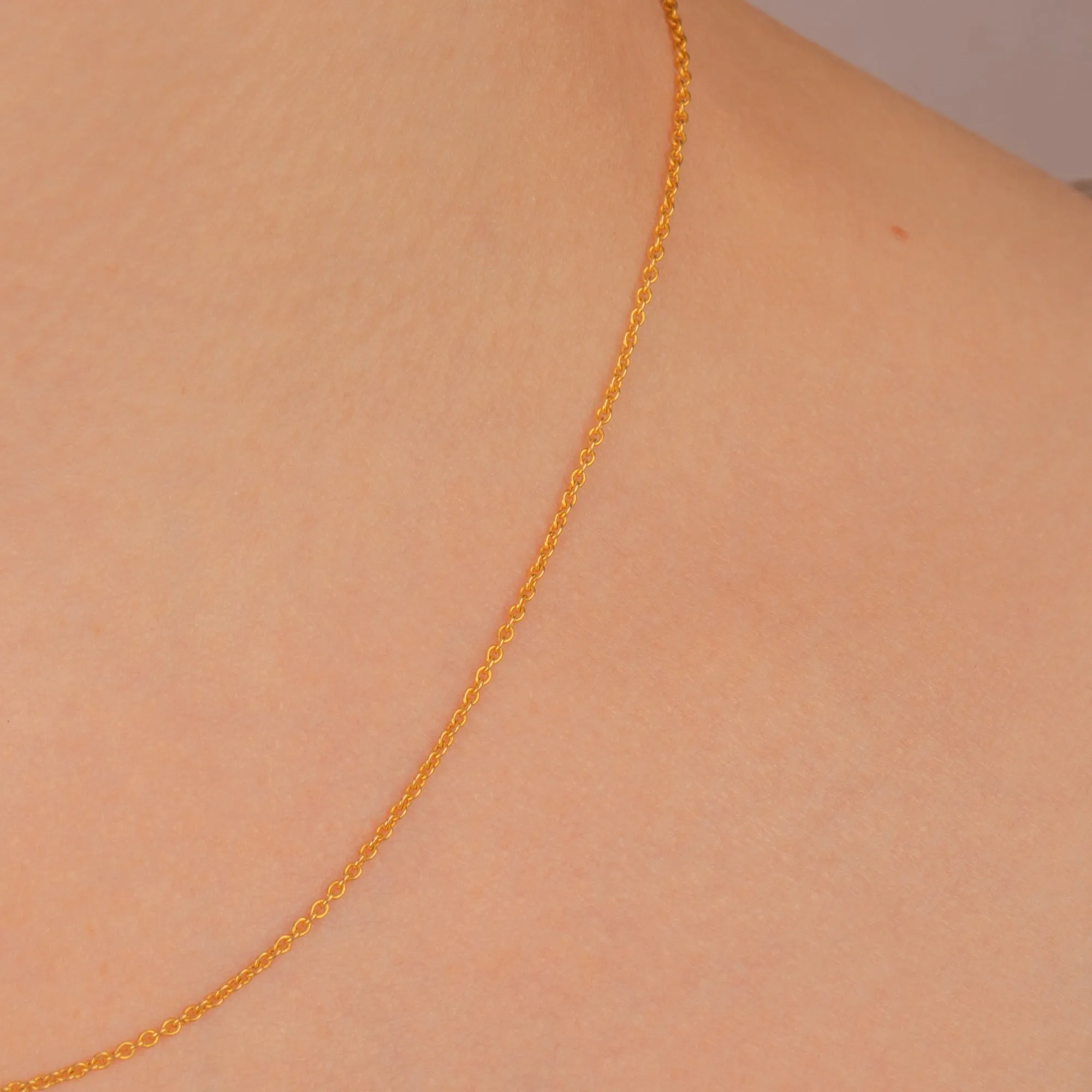 16" 9ct Gold Pendant Chain