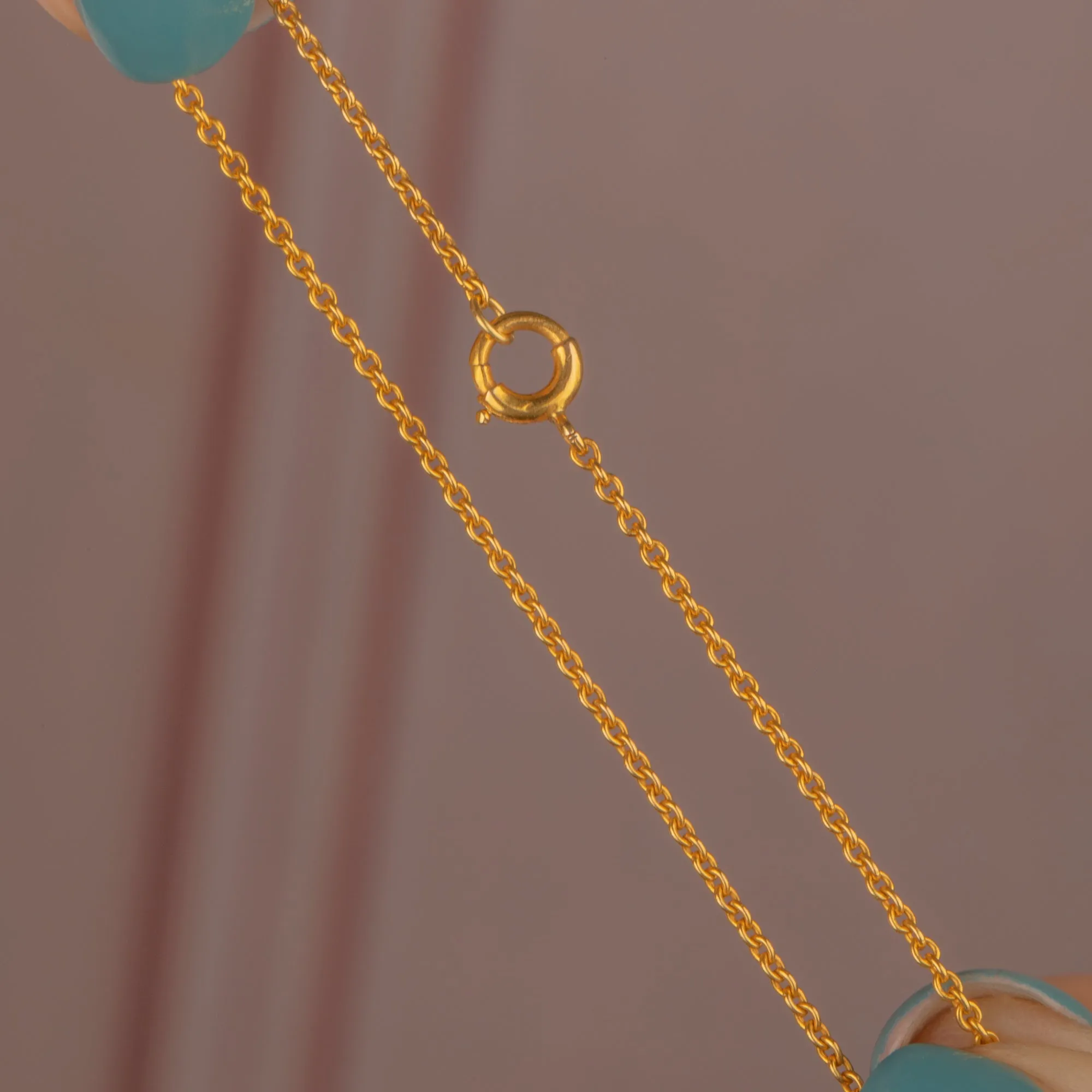 16" 9ct Gold Pendant Chain