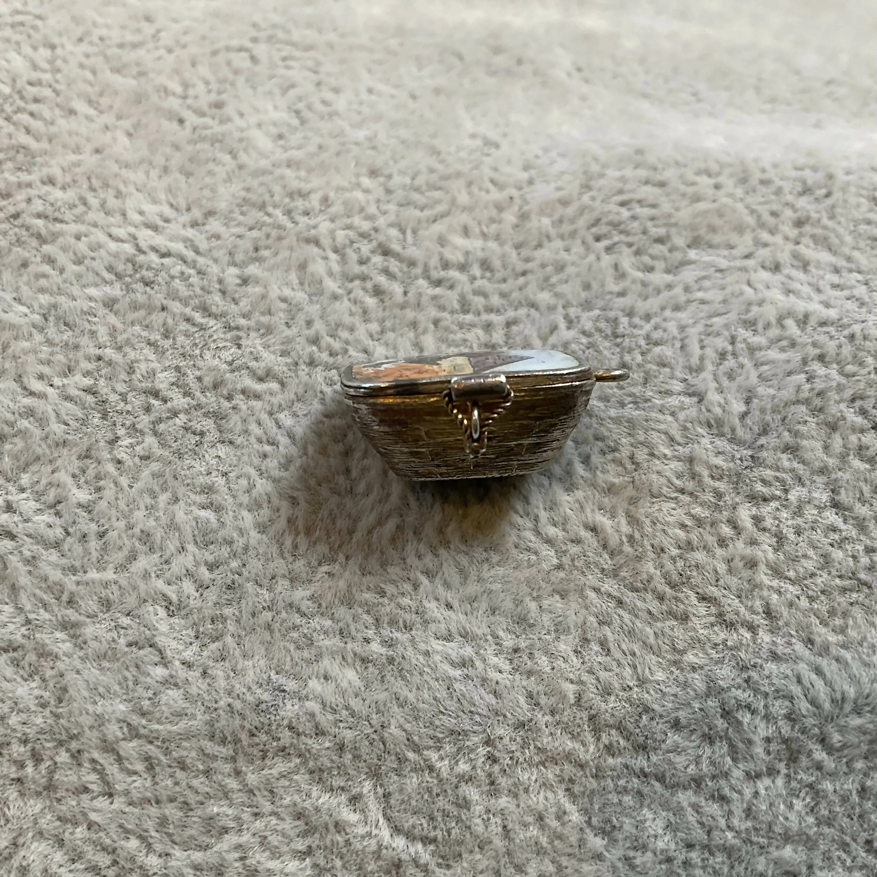 1920’s silver enamel locket