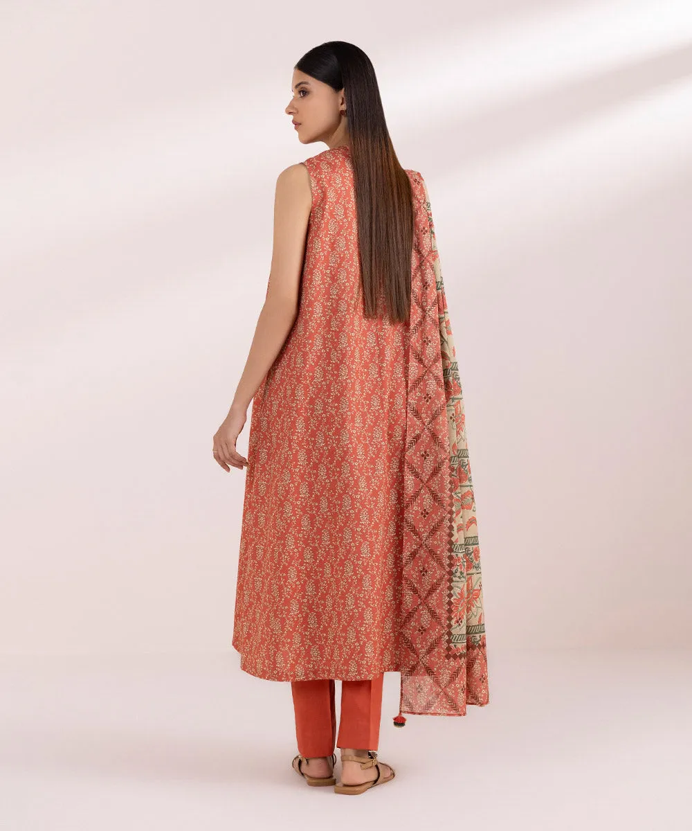 2 Piece - Printed Lawn Suit-00U2Ddy24V43