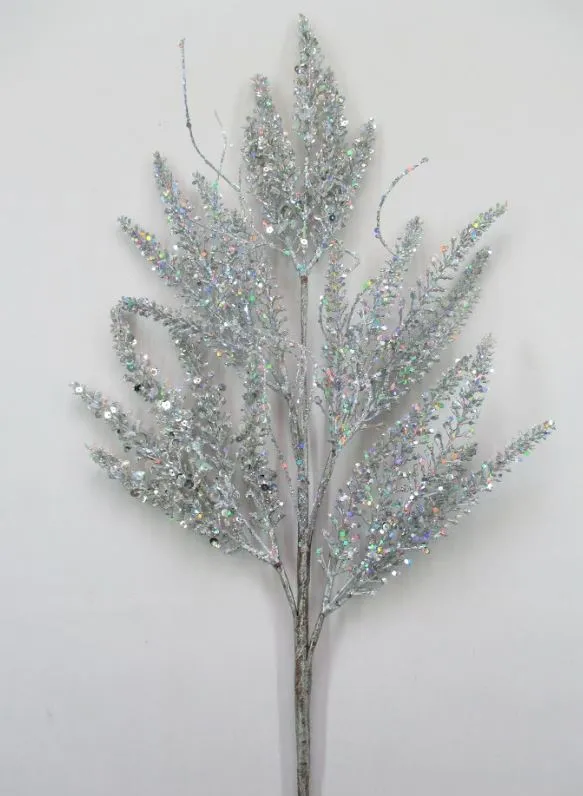 29" Glitter Coral Spray Set Of 4