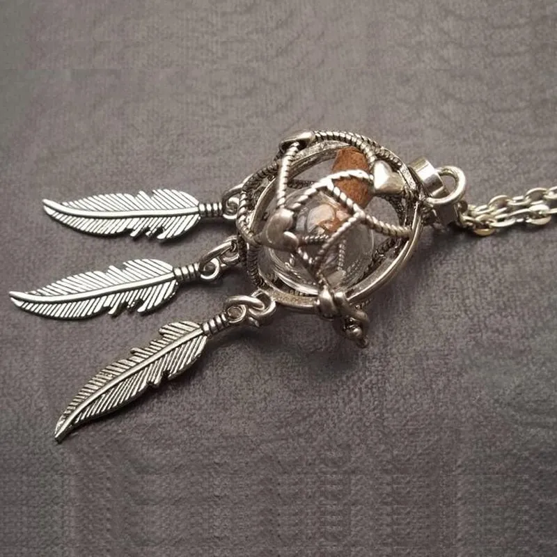 2PCS  Dreamcatcher locket  Necklace