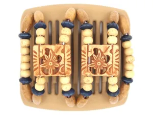 African Butterfly Chameleon Hair Comb - Dupla Blonde 24