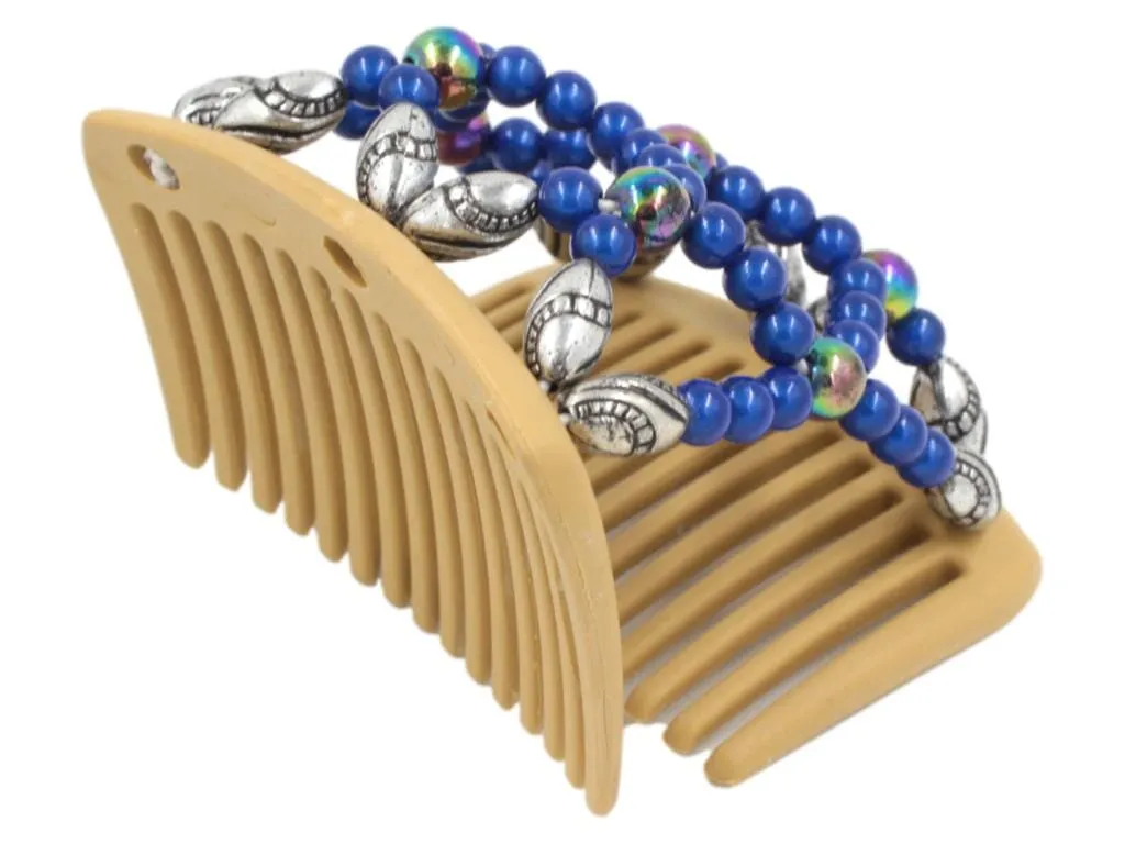 African Butterfly Chameleon Hair Comb - Ndalena Blonde 25