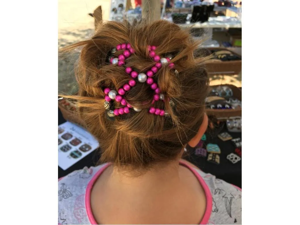 African Butterfly Chameleon Hair Comb - Ndalena Blonde 25