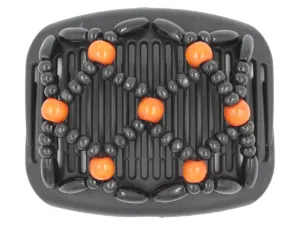 African Butterfly Hair Comb - Ndebele Black 130