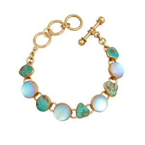 Alchemia Luminite & Campo Frio Turquoise Bracelet
