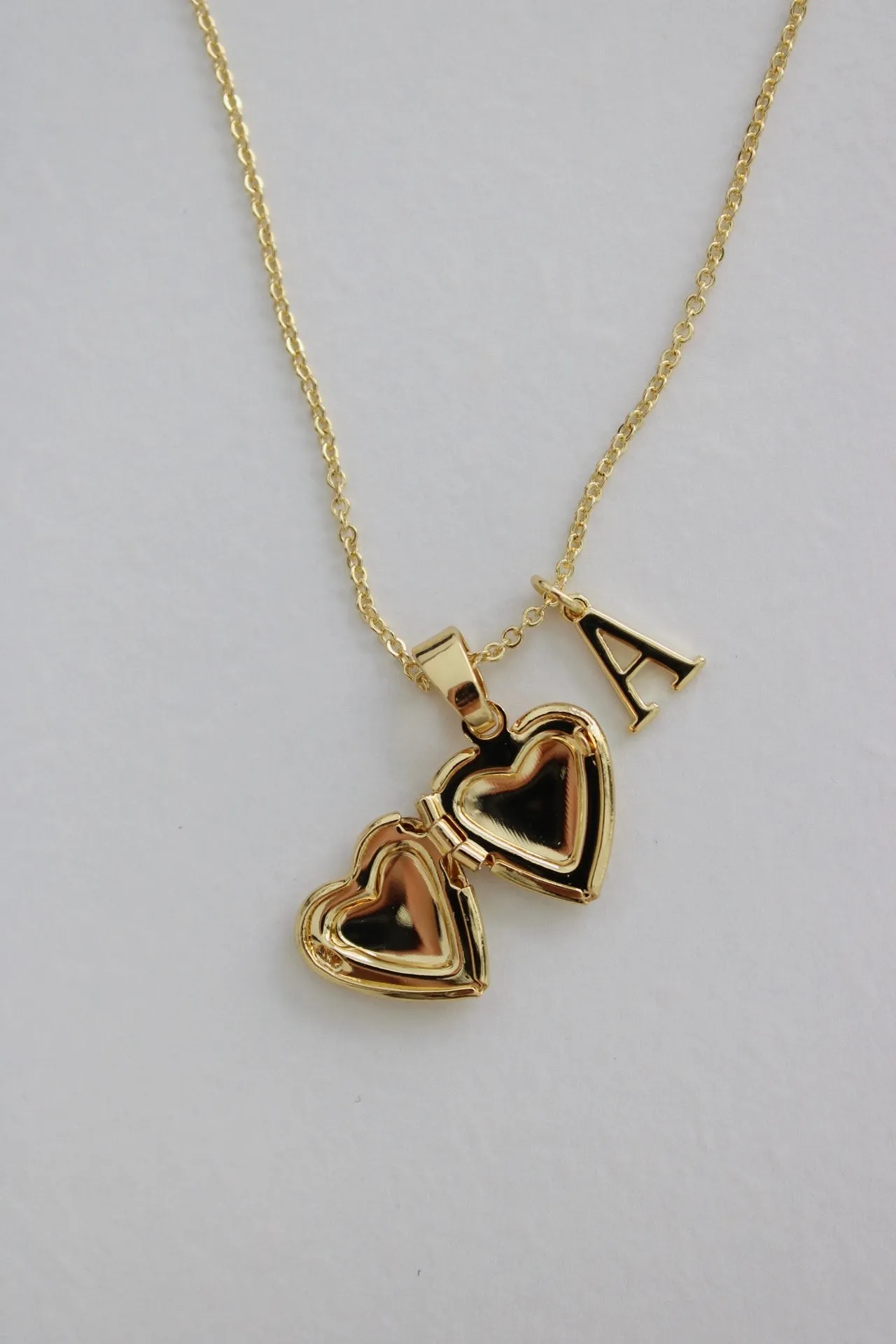 Amor Por Ti Initial Locket Necklace