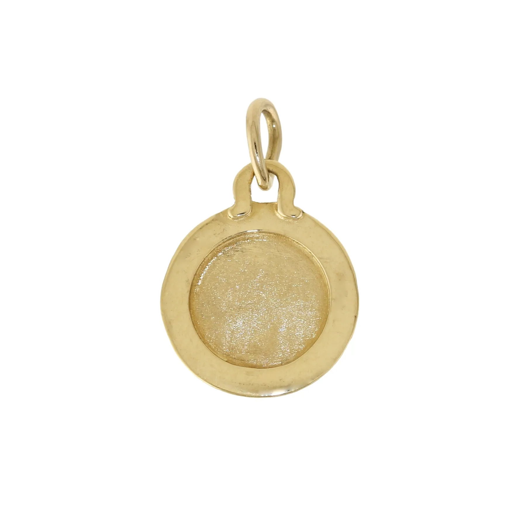 Antique 14k Gold x Capricorn Coin Pendant