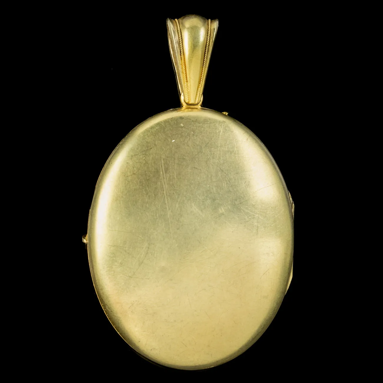 Antique Victorian 15ct Gold Floral Locket Circa 1880