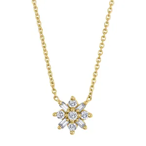 Baguette Star Necklace