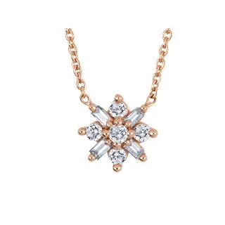 Baguette Star Necklace