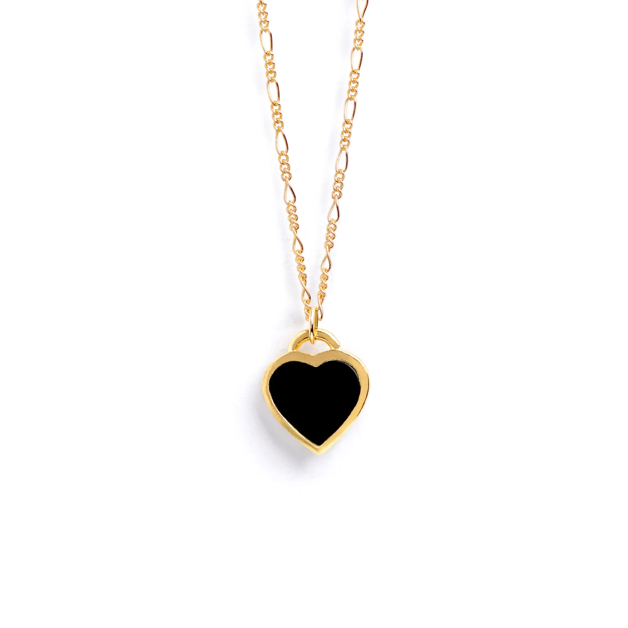 Black Onyx Queen of Hearts Necklace