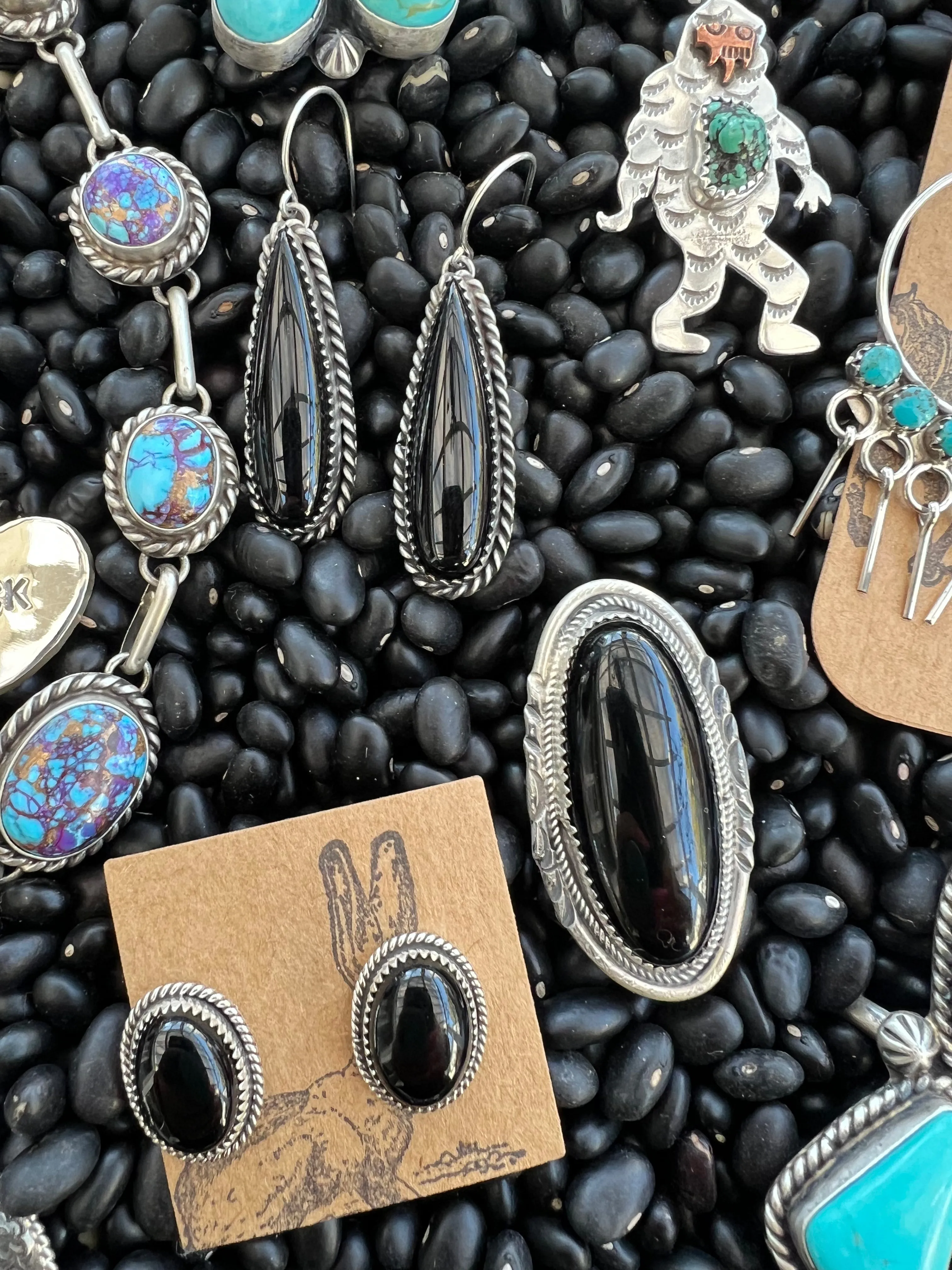 Blackberry Onyx Studs
