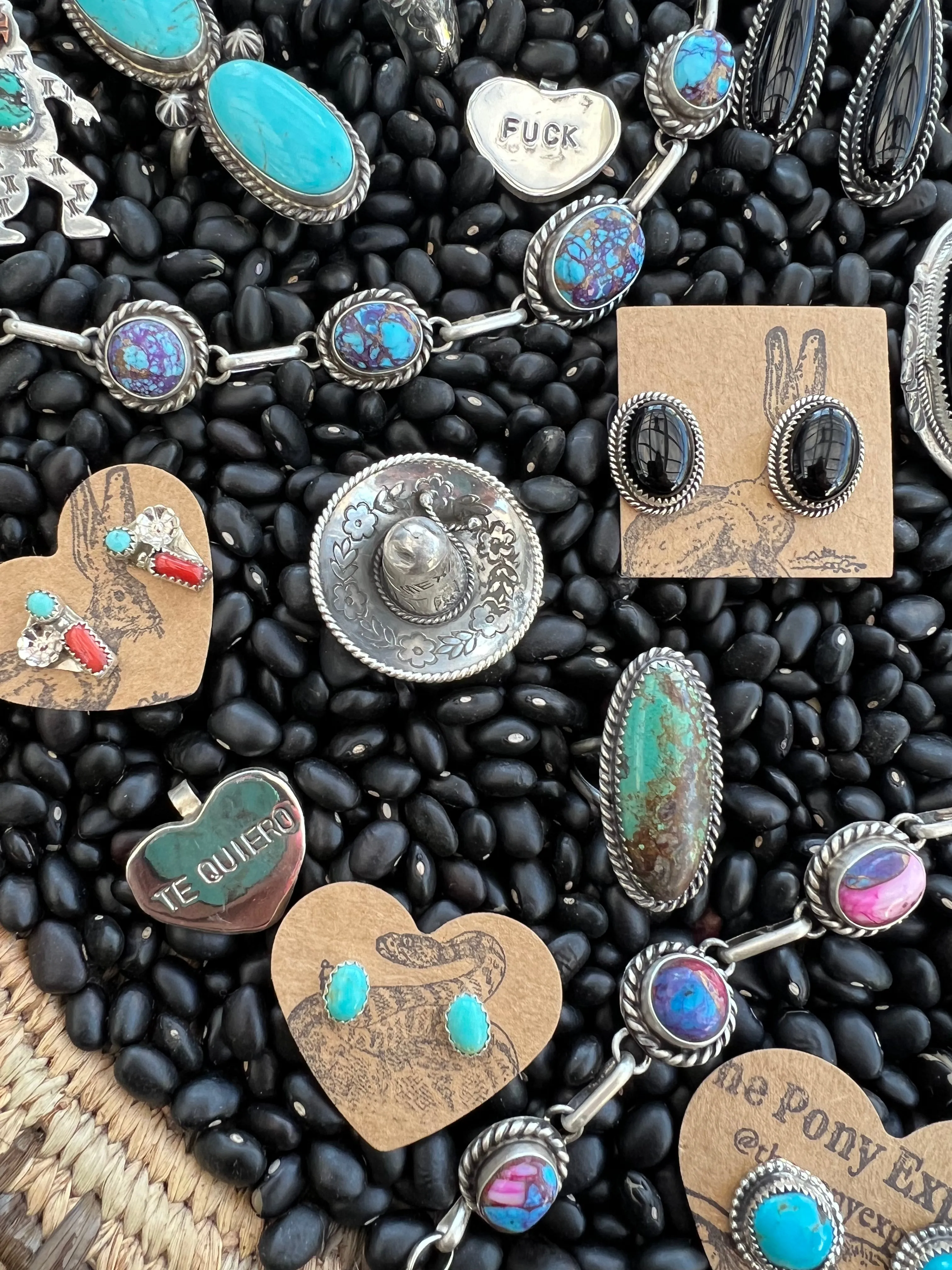 Blackberry Onyx Studs