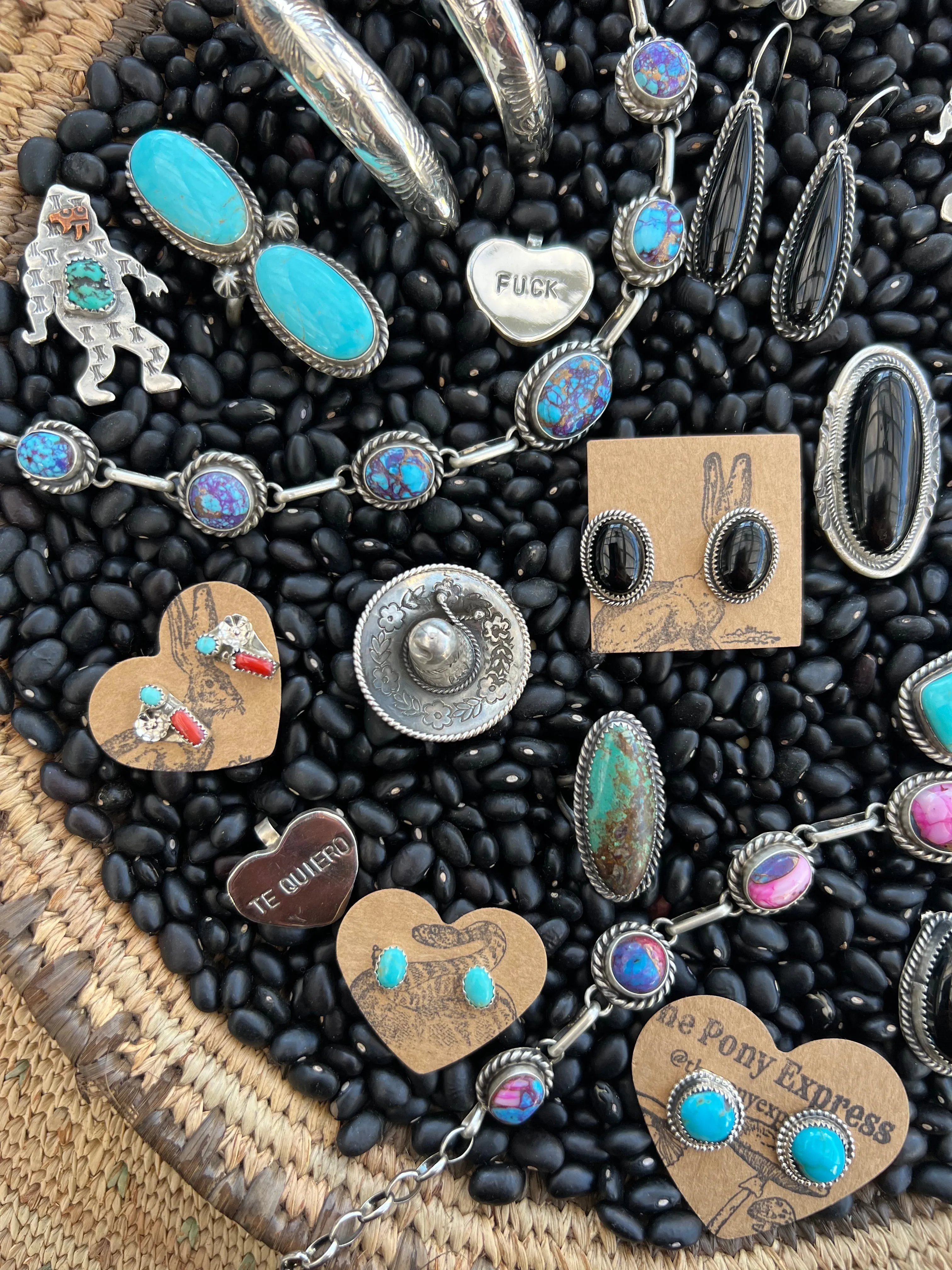 Blackberry Onyx Studs