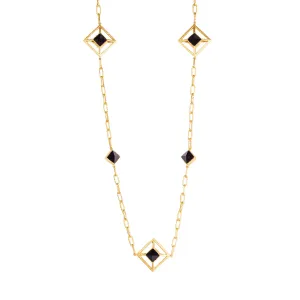Carina Necklace - Black Onyx