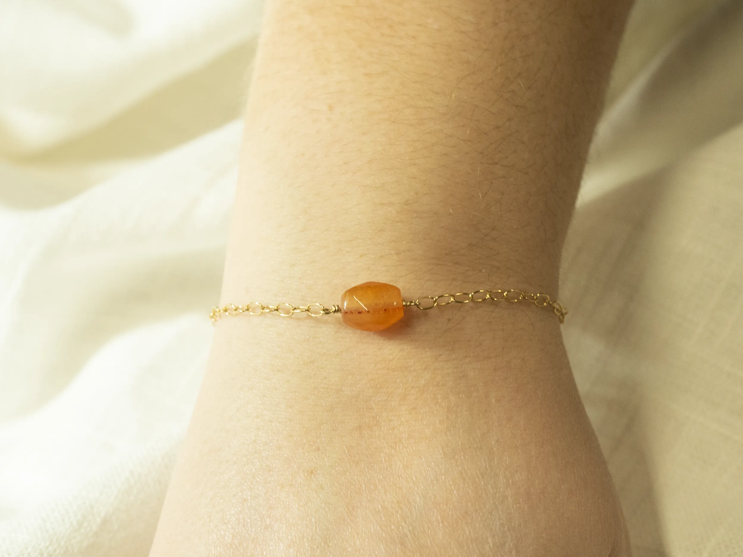 Carnelian Crystal Bracelet