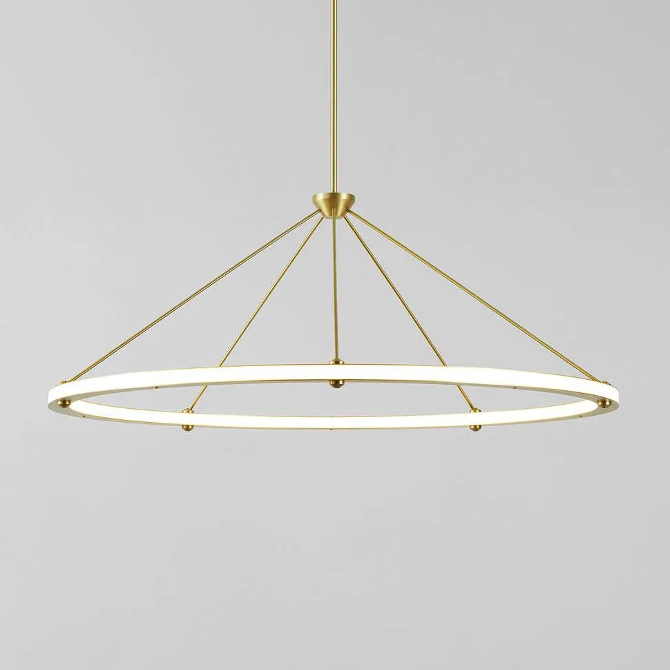 Cascading Ring Circle Pendant Lamp