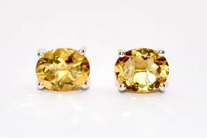 Citrine Premium Gemstone Studs