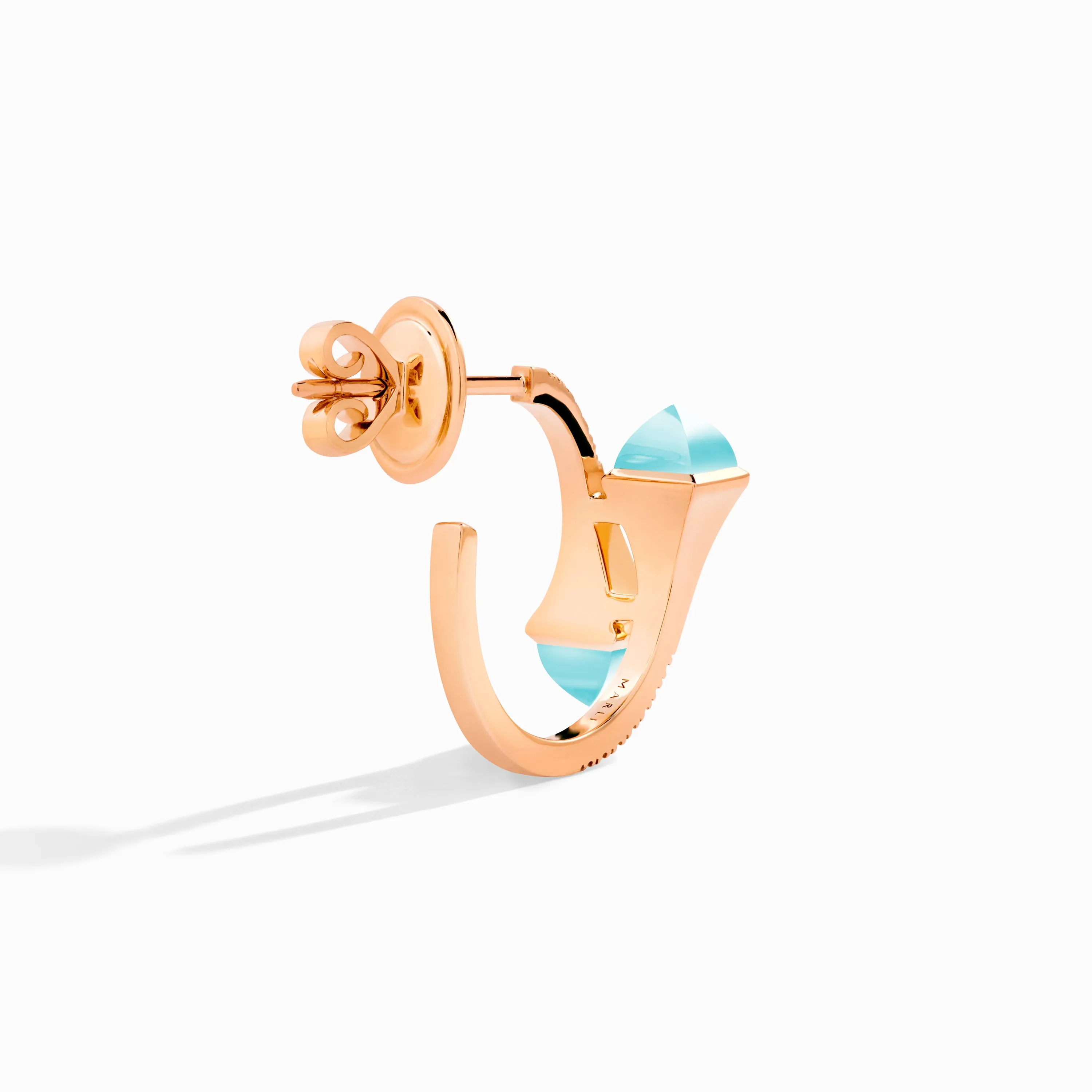 Cleo Diamond Open Hoop Earrings