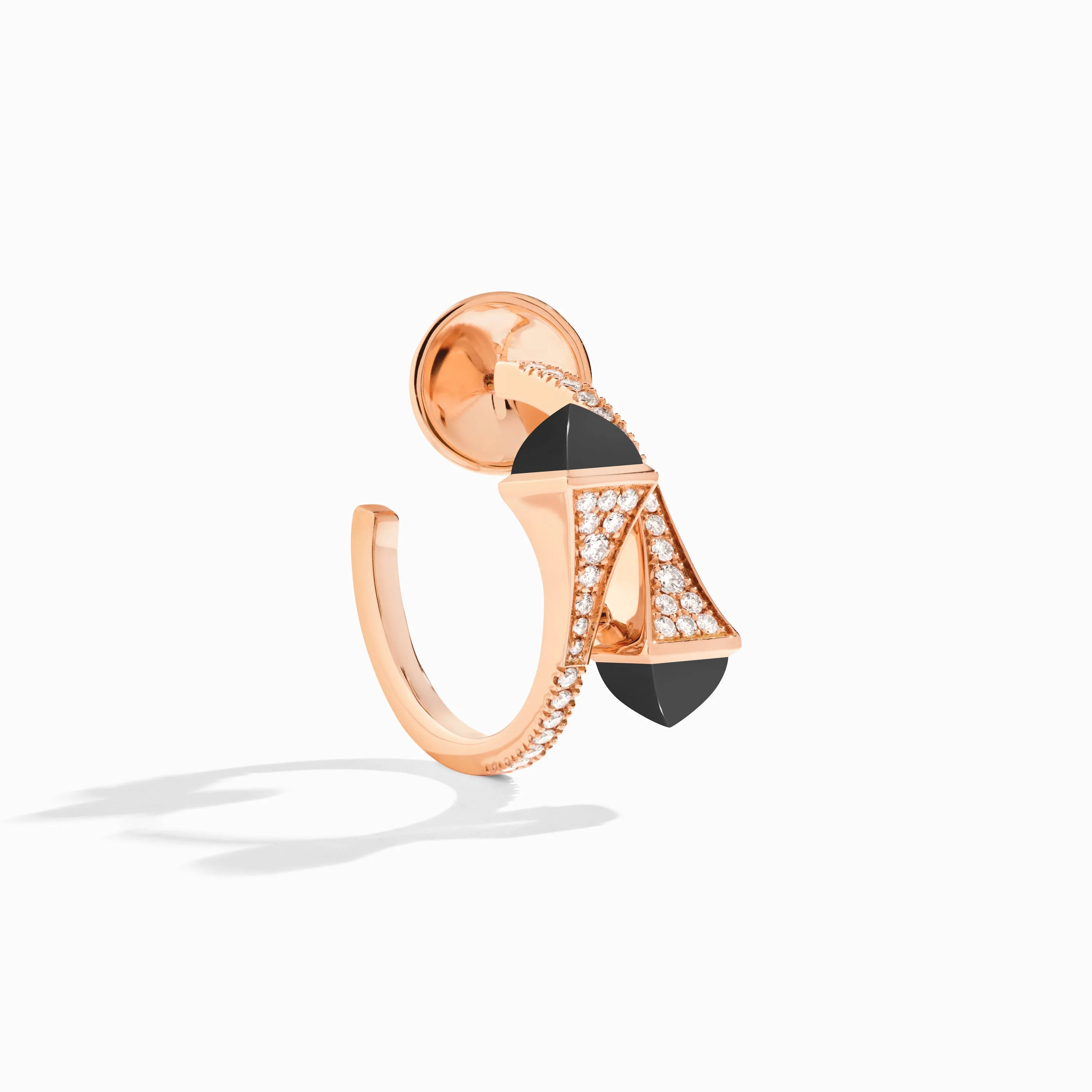 Cleo Diamond Open Hoop Earrings