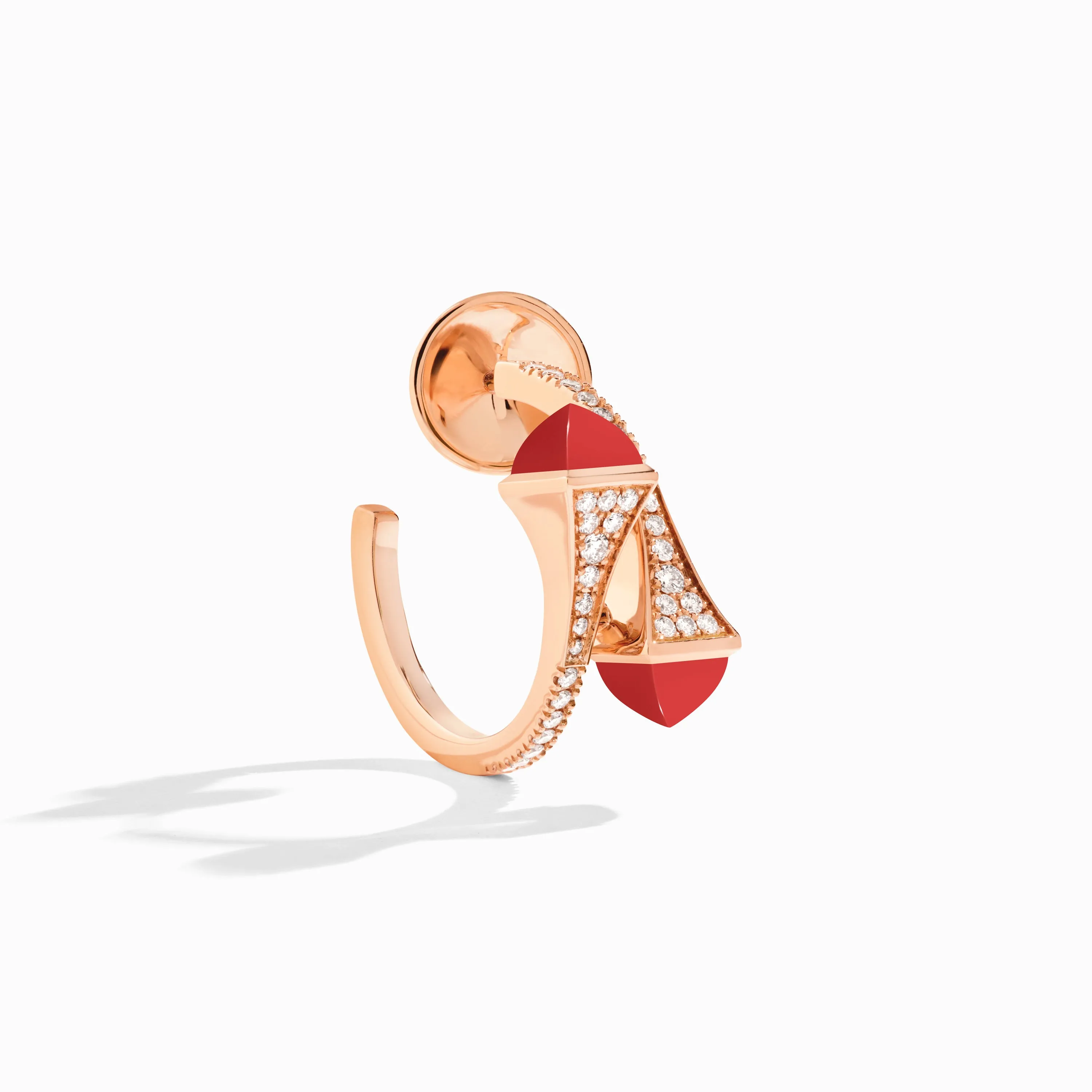 Cleo Diamond Open Hoop Earrings