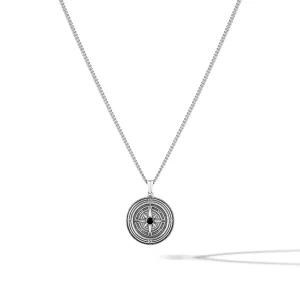 Compass Pendant - Sterling Silver