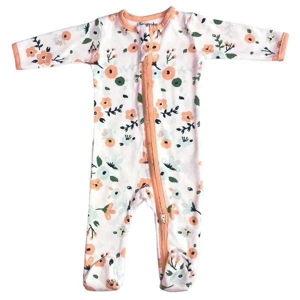 Coral & Floral Romper 2pk