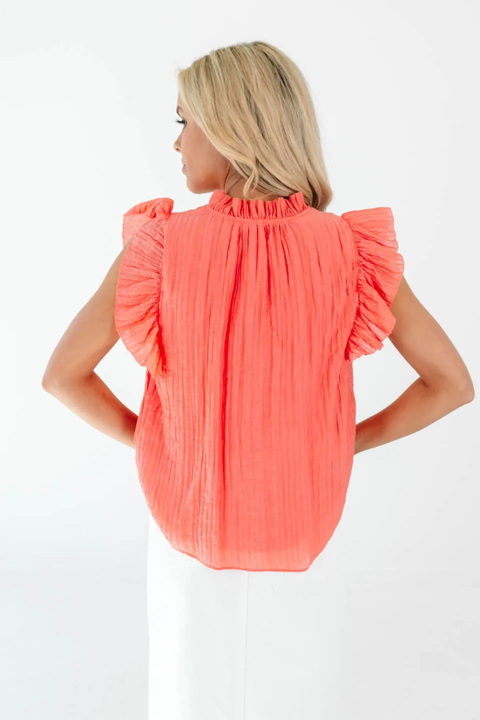 Coral Cutie Top - Coral