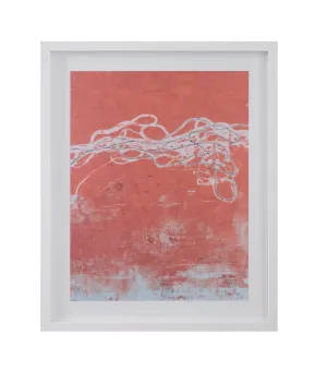 Coral Emotion - II Framed Print - Pink