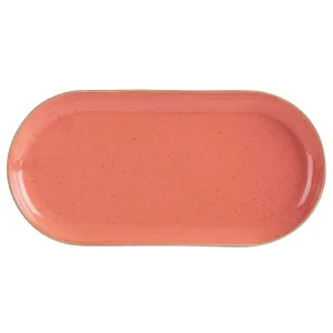 Coral Narrow Oval Plate 30cm - Pack 6