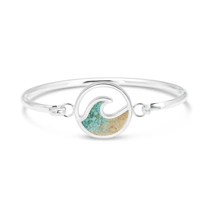 Cresting Wave Bracelet - Turquoise Gradient