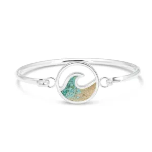 Cresting Wave Bracelet - Turquoise Gradient