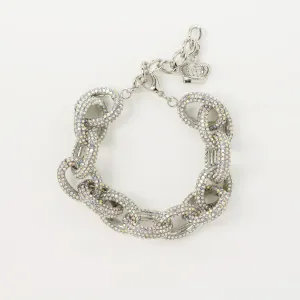 Crystal Chunky Chain Bracelet