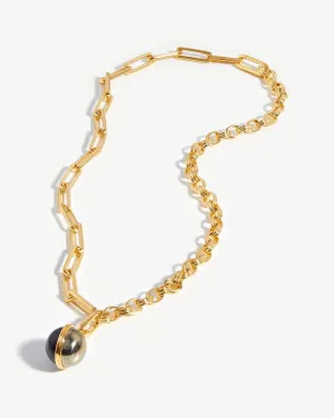 Deconstructed Axiom Sphere Chain Necklace
