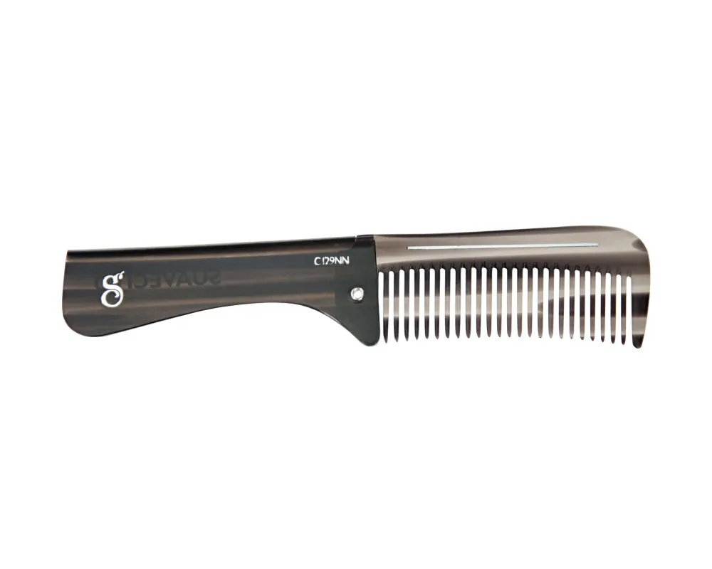 Deluxe 6.5-Inch Folding Comb with Ergonomic Handle