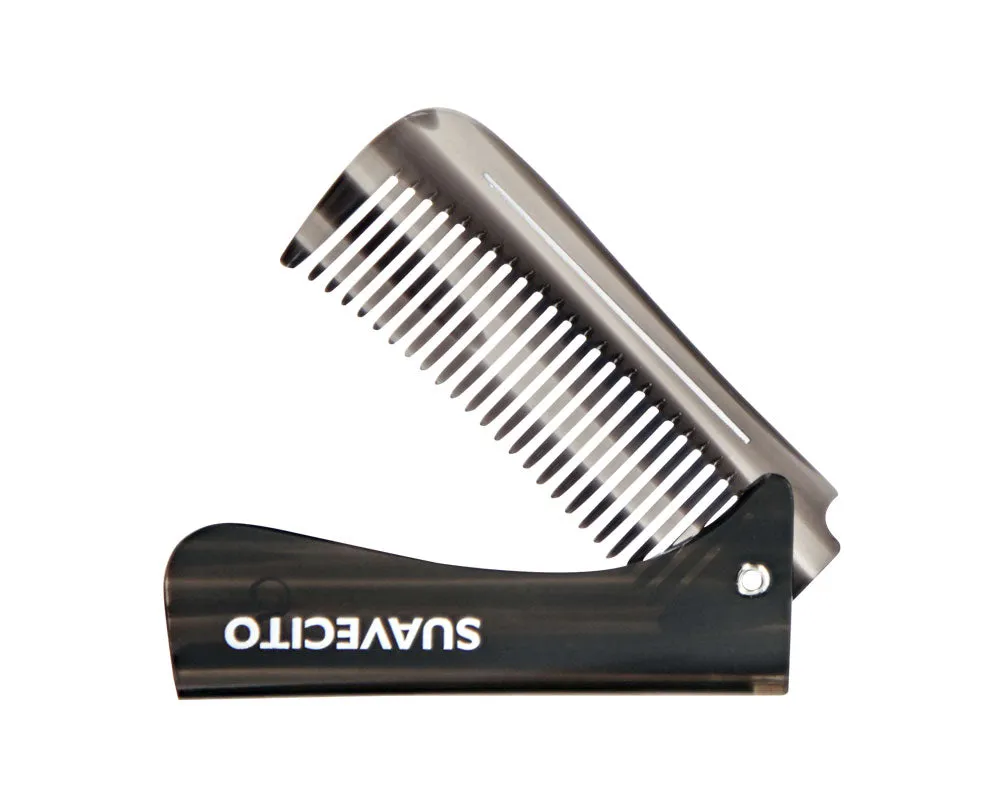 Deluxe 6.5-Inch Folding Comb with Ergonomic Handle