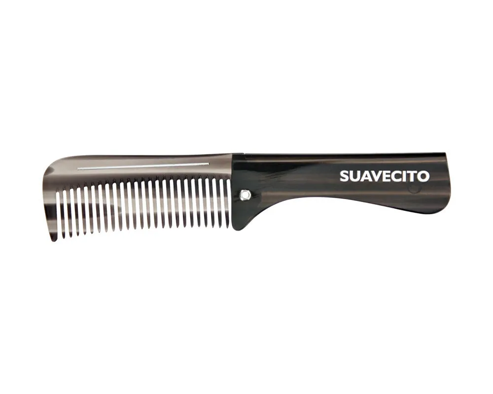 Deluxe 6.5-Inch Folding Comb with Ergonomic Handle
