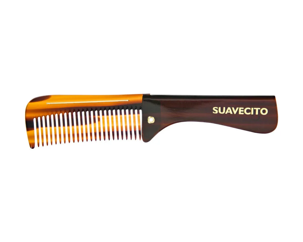 Deluxe 6.5-Inch Folding Comb with Ergonomic Handle