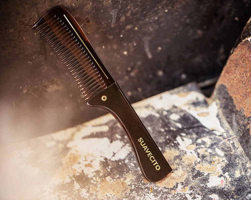 Deluxe 6.5-Inch Folding Comb with Ergonomic Handle