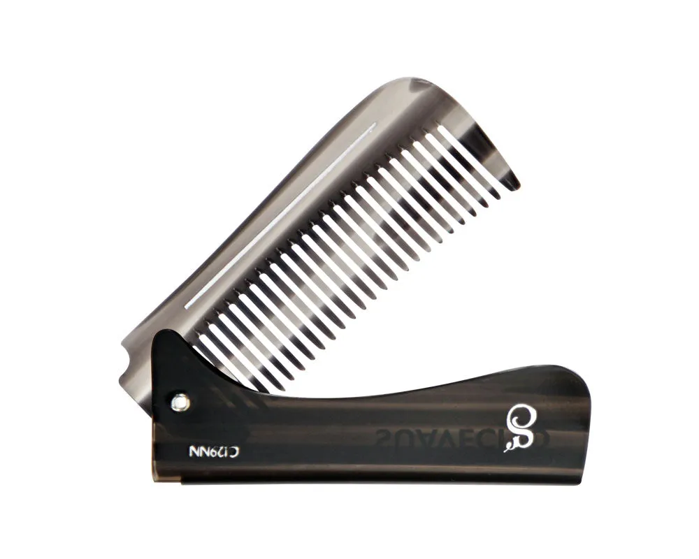 Deluxe 6.5-Inch Folding Comb with Ergonomic Handle