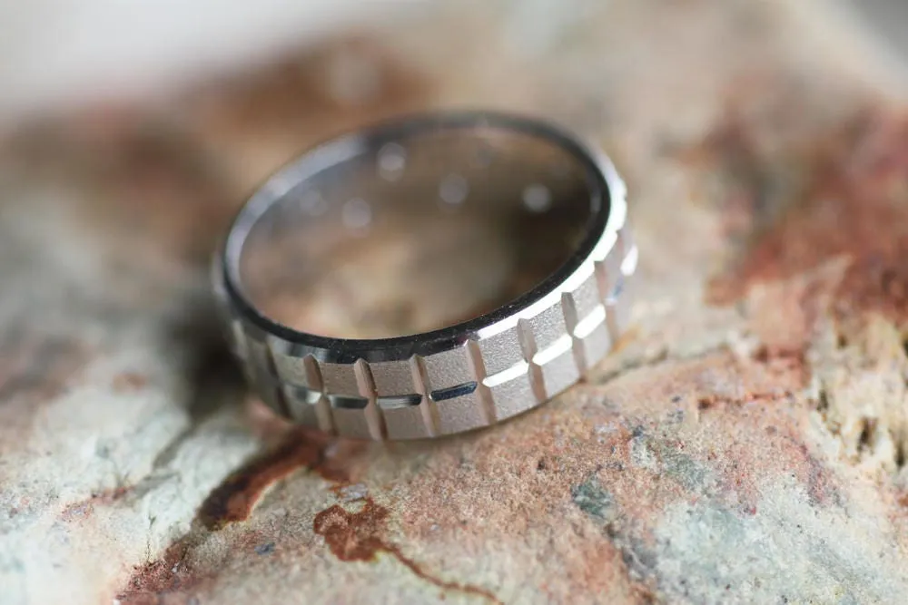 Diamond wedding band for couples