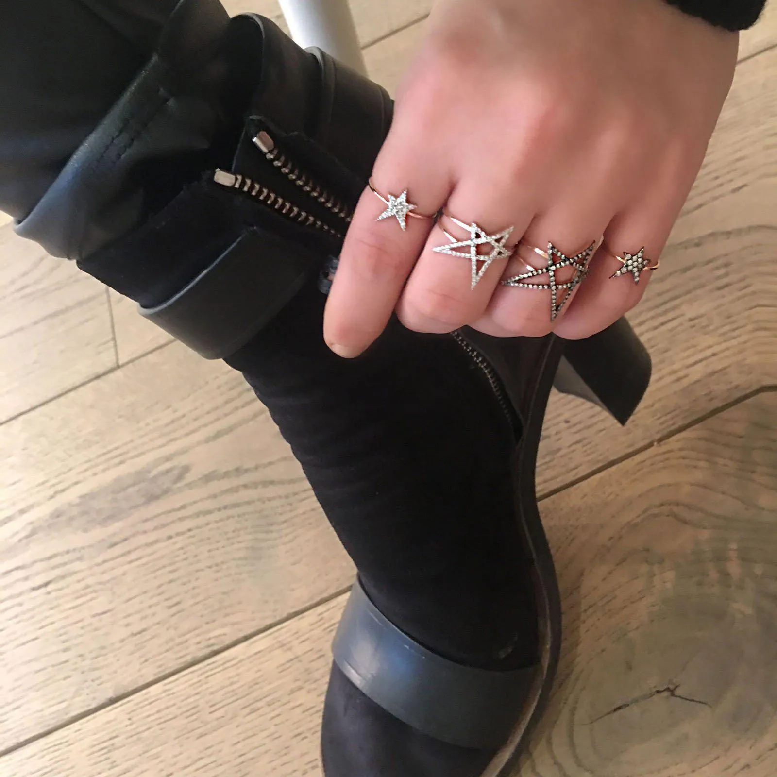 Doodle Star Ring