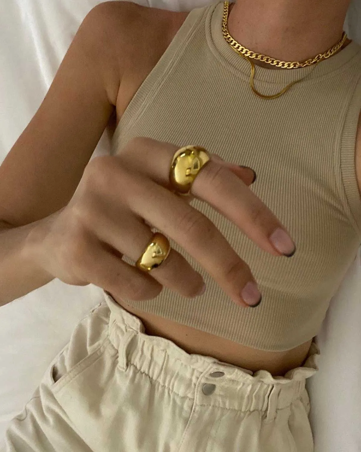 DOUBLE BOLD RING-BIG