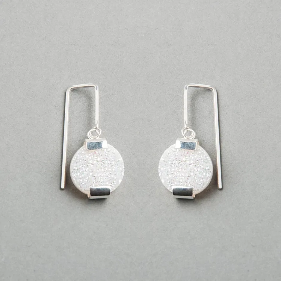 DRUZY PENDULUM EARRING