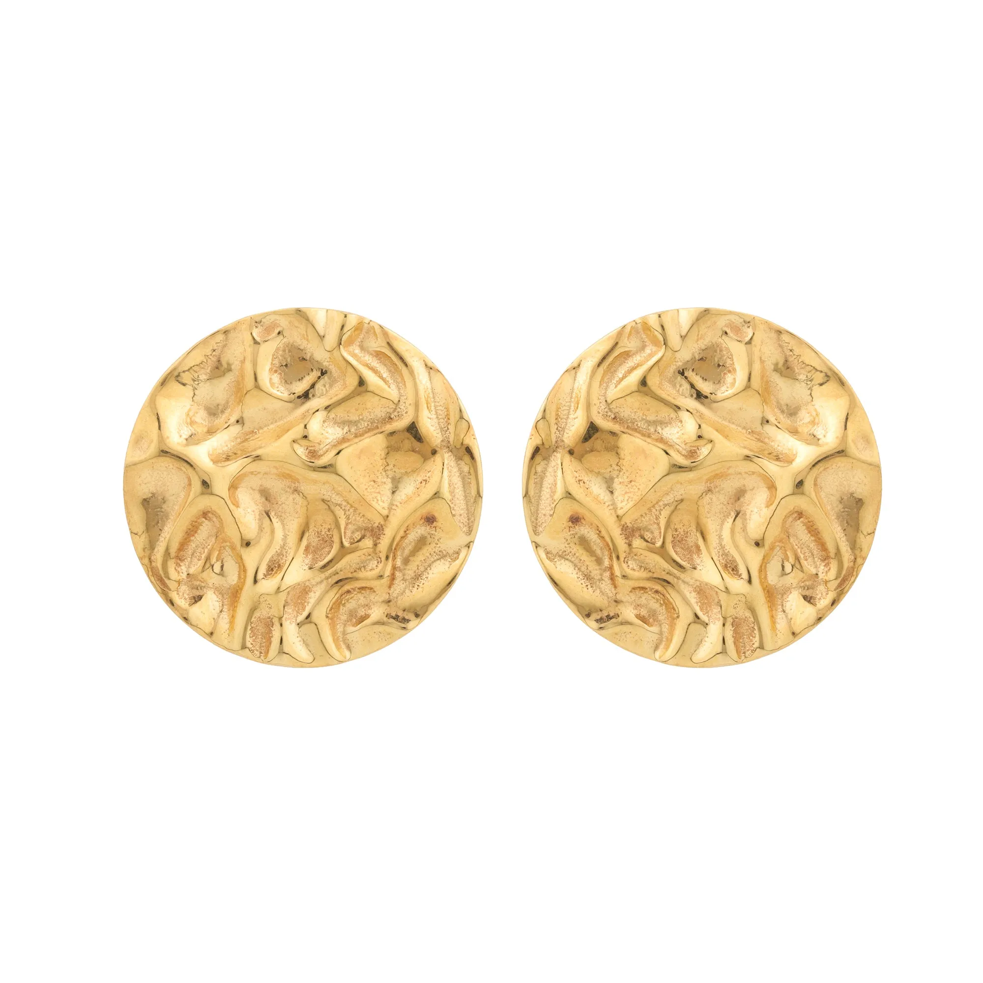 Earrings - Ripple Disc