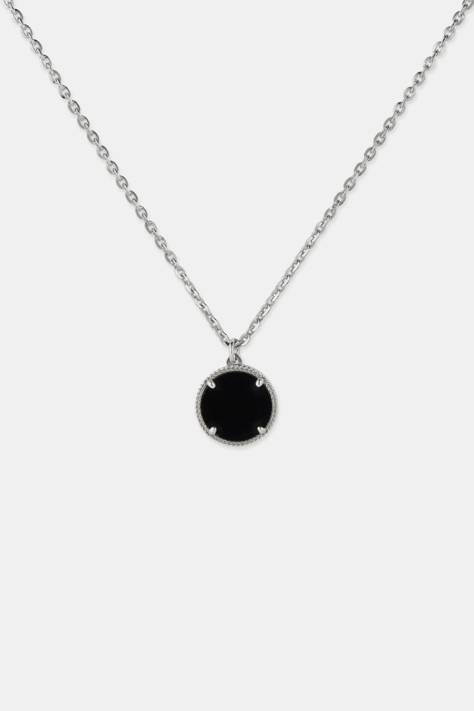 Emanuele Bicocchi Black Amulet Pendant Necklace - Silver