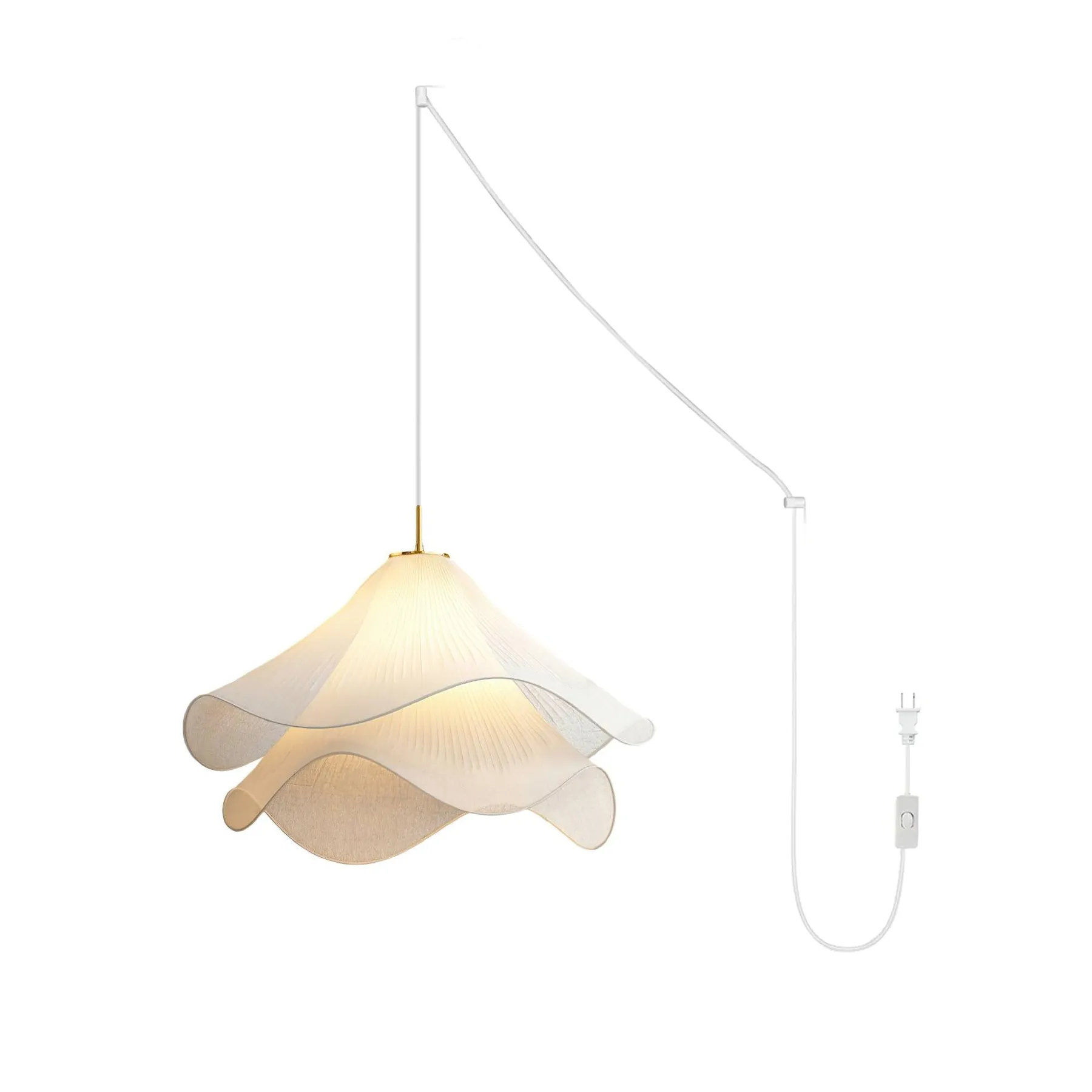 Ethereal Bloom Plug-in Pendant Light